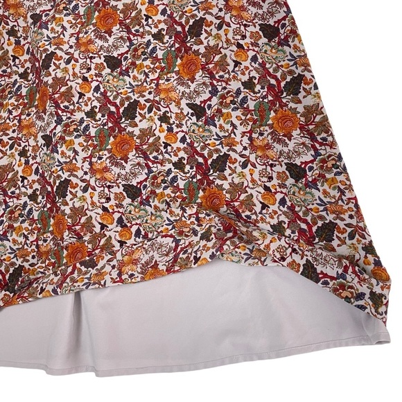 Madewell x Karen Walker Silk Floral Rosalie Ruffled Dress - Picture 12 of 16